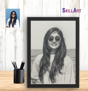 Personalized Premium Pencil Portrait Sketch