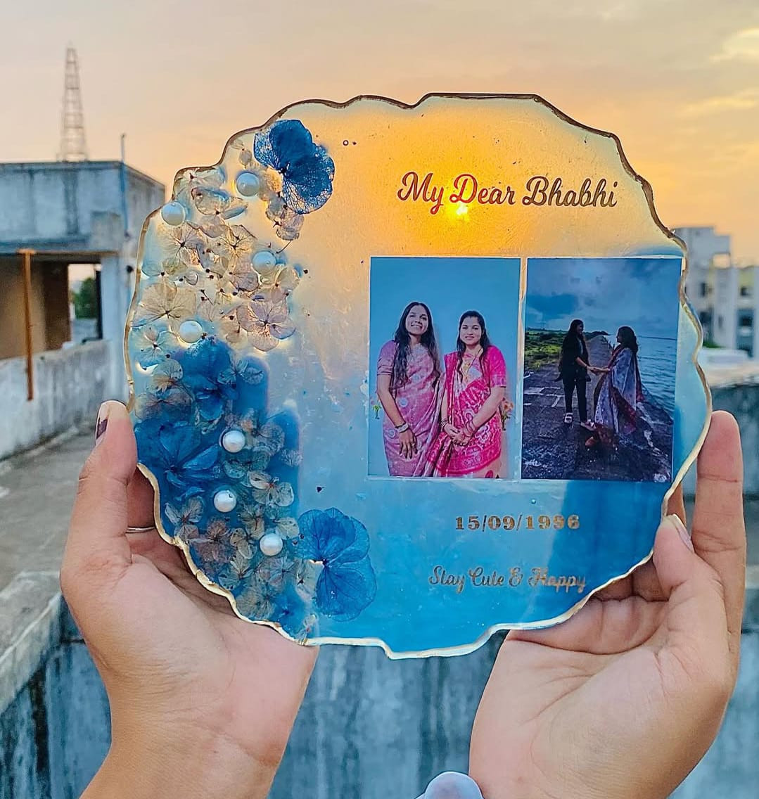 Custom Resin Regular Photo Frame – Simple & Elegant Personalised Frame